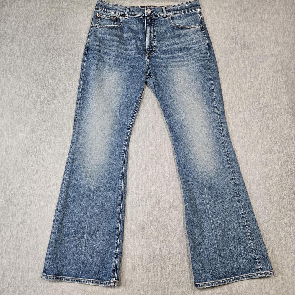 Madewell Jeans Womens 31 (34x31) The Vintage Flare Jean High Rise Blue Denim